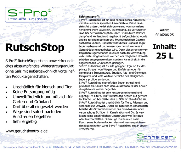 S-Pro RutschStop 25 Liter Eimer